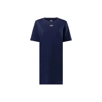 Reebok Identity T-Shirt Dress Short-Sleeved Dresses Women's Vector Marine Blue