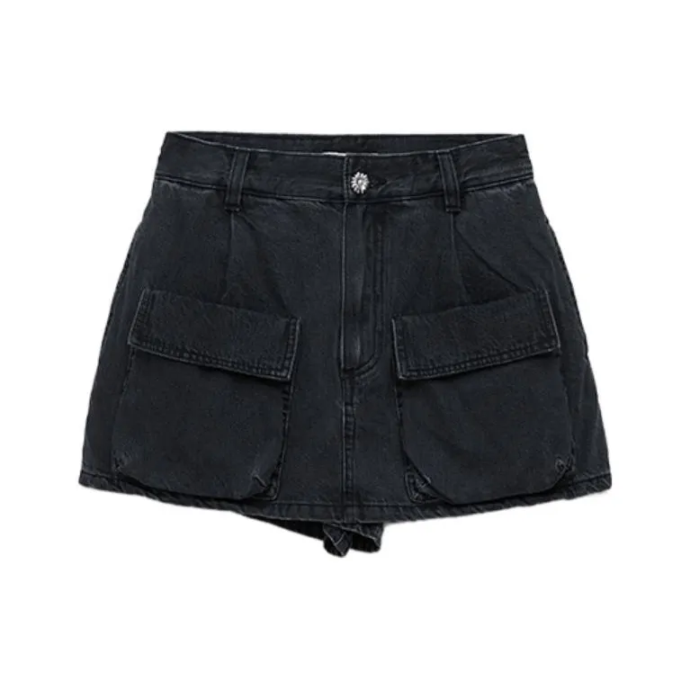 IMMI Denim Shorts Women's Black-0