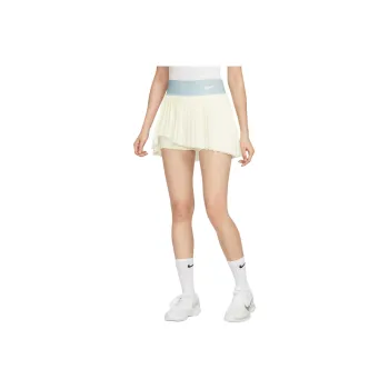 Nike SS24 ADVANTAGE DRI FIT Casual Short Skirts Women's Sail White/Wild Joy Ocean Blue