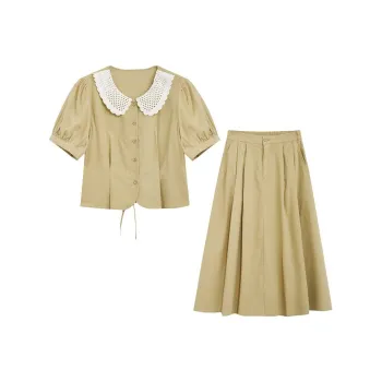 ZIHAN Two Piece Skirt Sets Women's