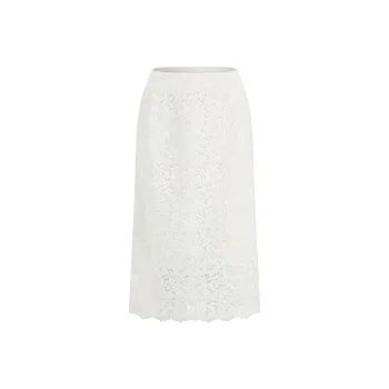 RARE Casual Long Skirts Women's White