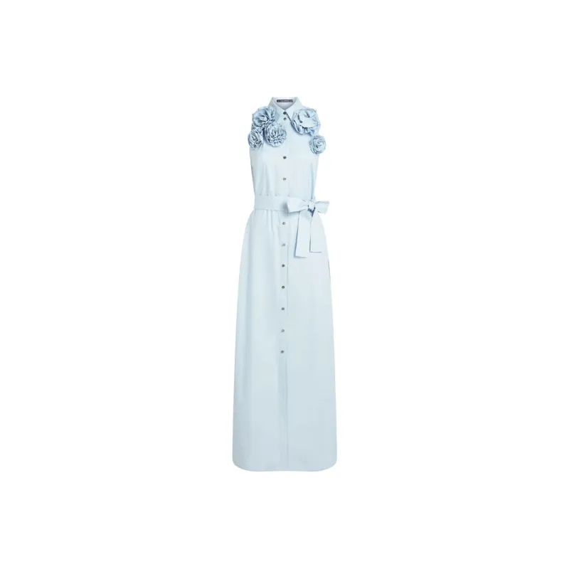 KARL LAGERFELD / Karl Lagerfeld Jeans Floral Appliqué Maxi Dress-0
