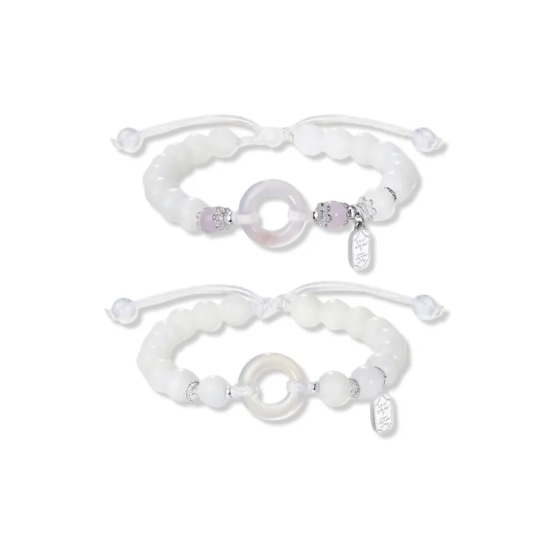 STQ White Jade Bodhi Bracelets Unisex-6