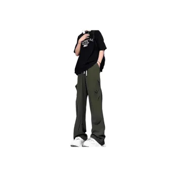 DARK HORSE Casual Pants Unisex Army Green