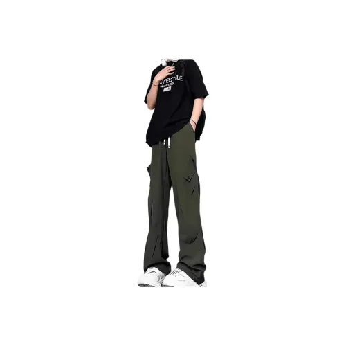 DARK HORSE Casual Pants Unisex Army Green