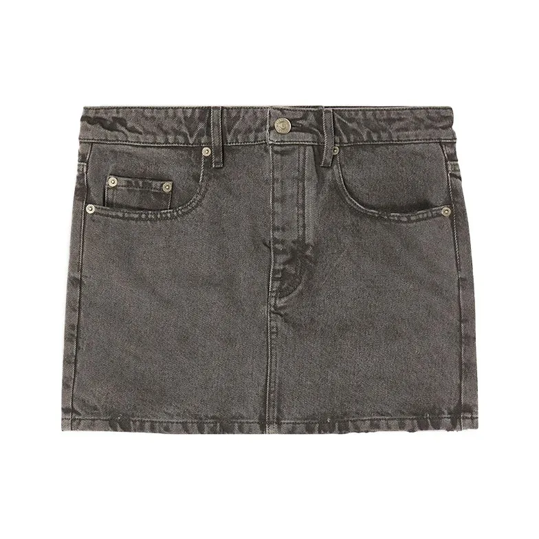 Balenciaga FW22 Denim Short Skirts Women's Black-0