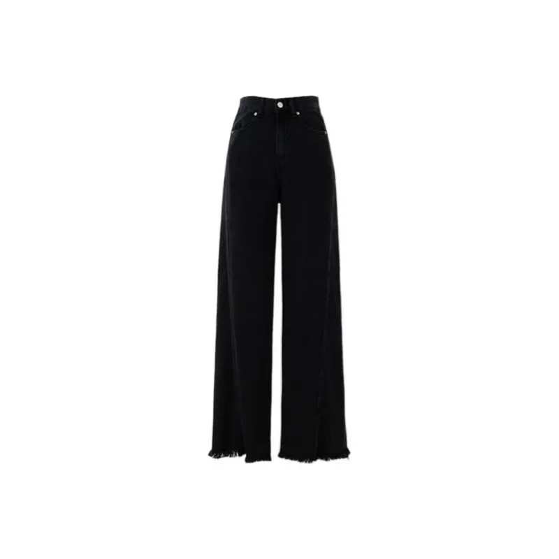 SOON FLOWER Jeans Women's Black-0