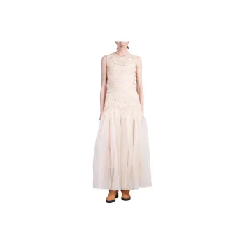 Zimmermann Illuminate Macramé Maxi Dress