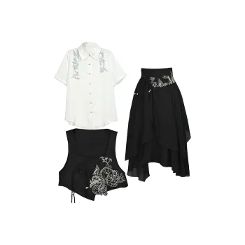 SNBL Two Piece Skirt Sets Women's