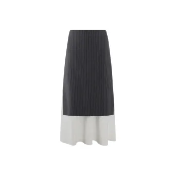 THE SEA LIFE Casual Long Skirt Women's Premium Gray