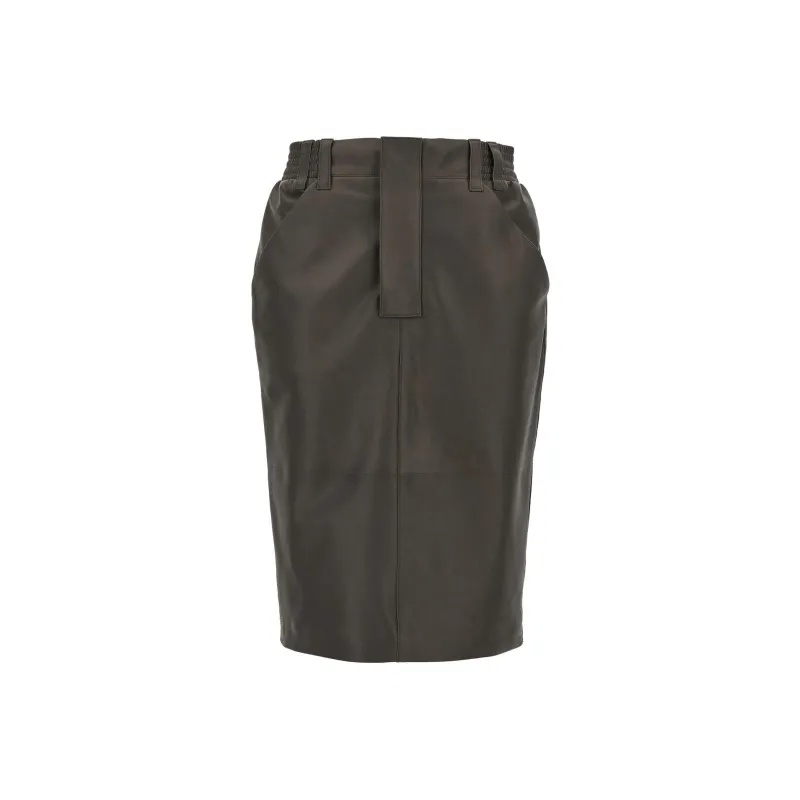 SAINT LAURENT High Waist Pencil Skirt-0