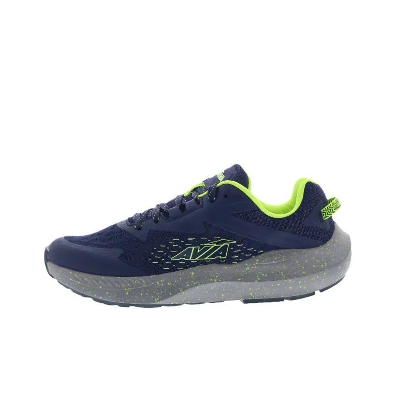AVIA Anti Slip Wear Resistant Low Top Running Shoes Men's Blue-0