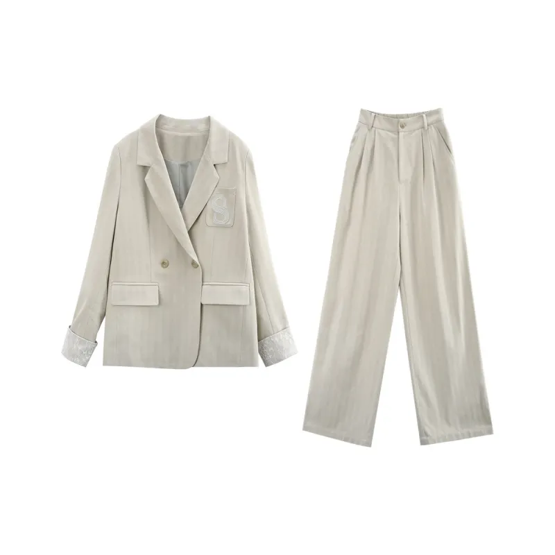 A Paradise For Awakening Casual Suit Women's Pea Green-0