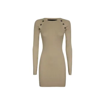 JOHN RICHMOND Long Sleeved Dresses Women's Beige