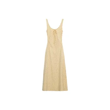 ETSE Slip Dresses Women's 1Yellow Floral