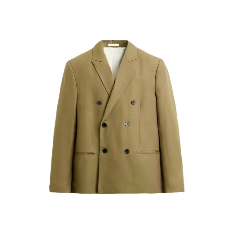 ZARA Business Suit Men's Olive Green-0