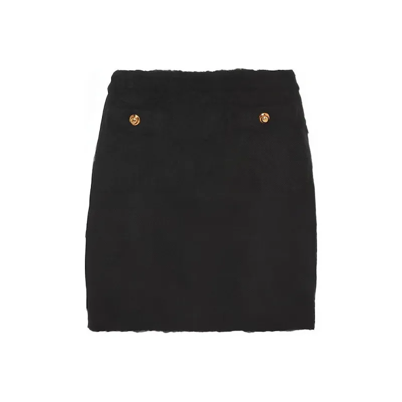 MIU MIU High Rise Bouclé Skirt-0