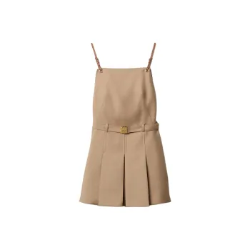 MIU MIU Sleeveless Dress Women's Hazelnut Nut