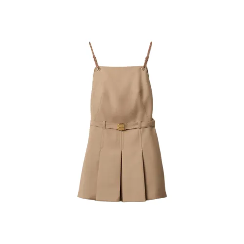 MIU MIU Sleeveless Dress Women's Hazelnut Nut