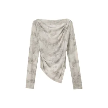 3COLOUR T Shirt Women's Silent Gray Blended