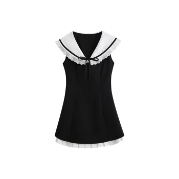 MIMOSA CHUR Slip Dress Women's Black