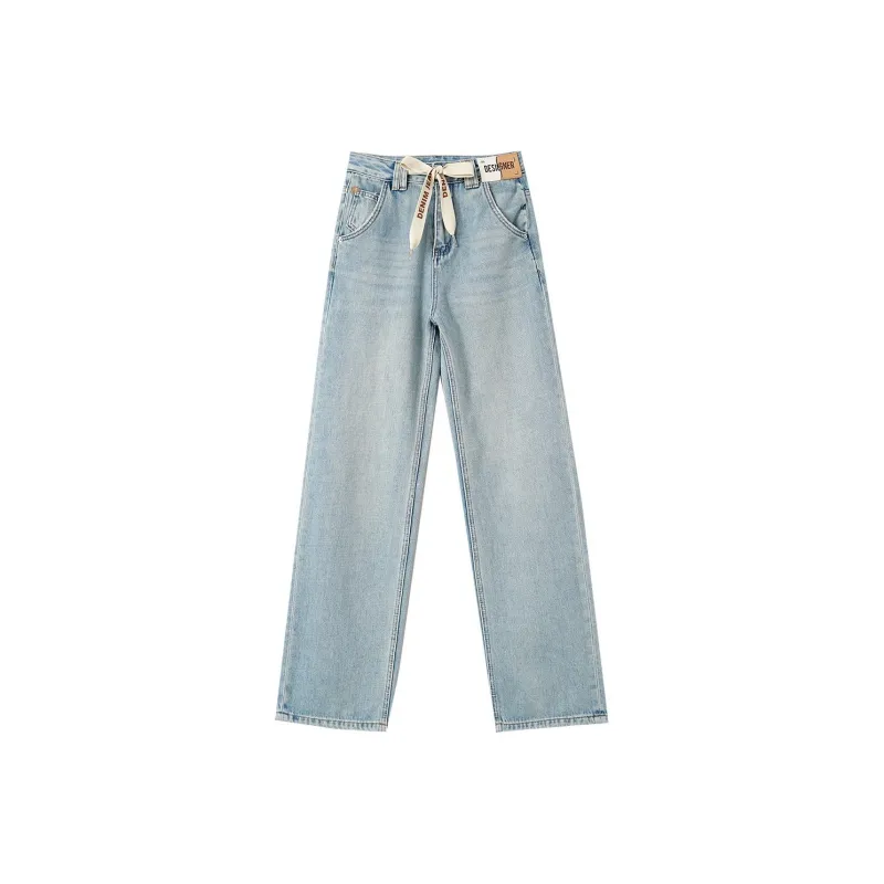 OUNIXUE Jeans Women's Blue-0