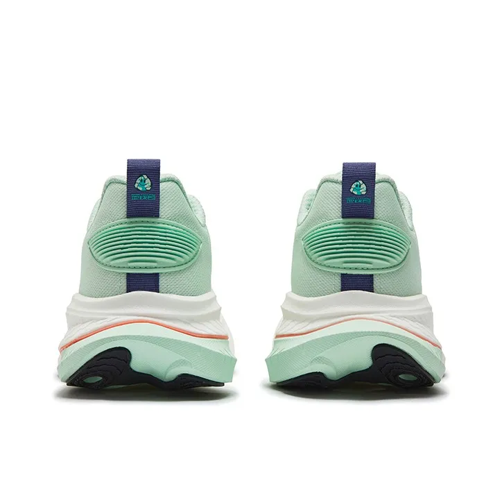 361° Shock Absorbers Slip Resistant Breathable Low Top Casual Running Shoes Men's Eggshell Green-3