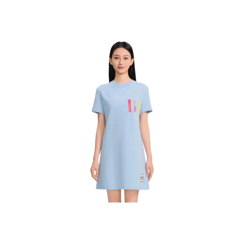 Blood Glitter Short-Sleeved Dresses Women's-3