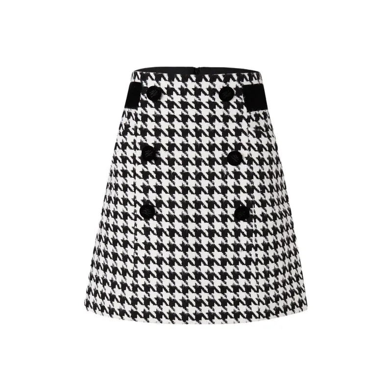 KARL LAGERFELD Women's Apparel Skirt Women's Black White-0