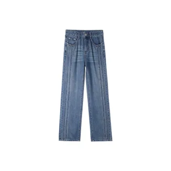 HIPPIEMISS Jeans Women's Vintage Light Blue
