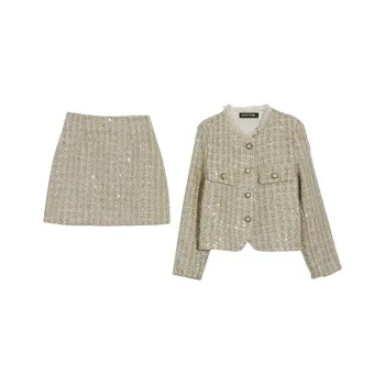 Icicofficial Two Piece Skirt Sets Women's