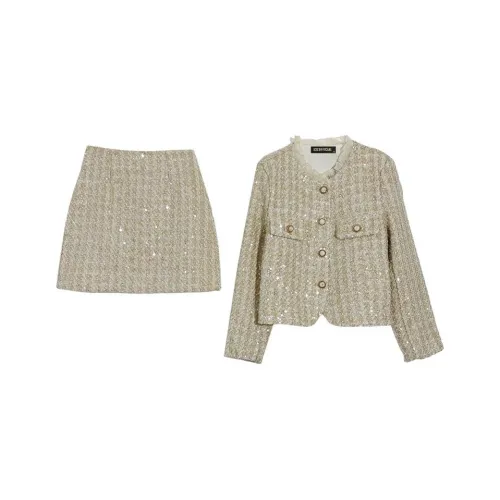 Icicofficial Two Piece Skirt Sets Women's