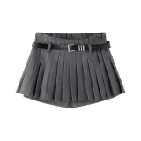 Gray Skort