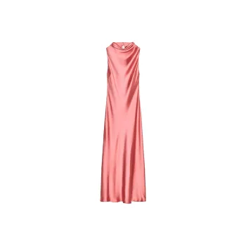 ZARA Sleeveless Dress Women's Peach