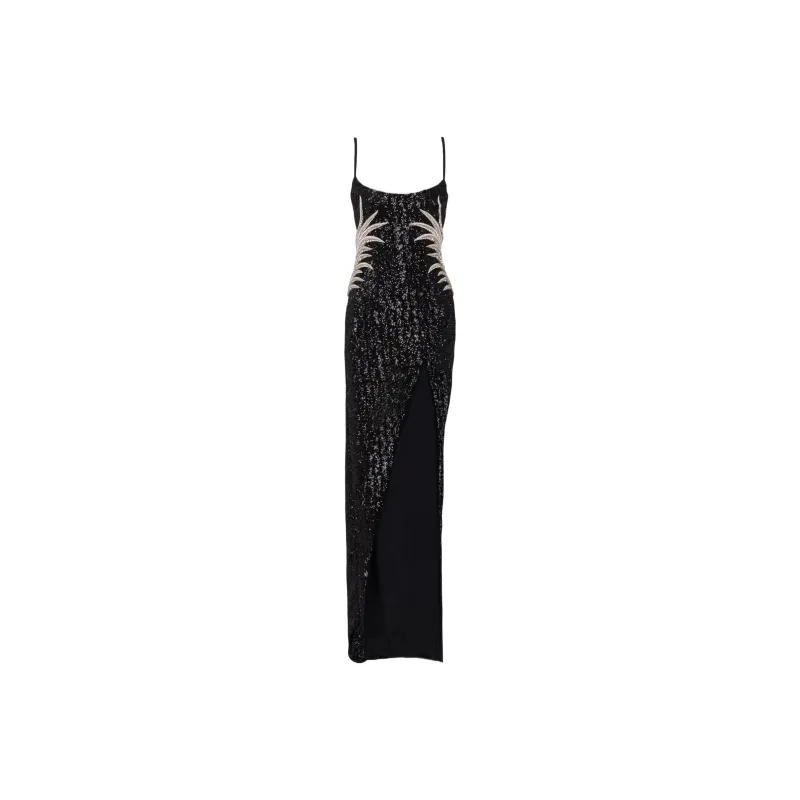BALMAIN Slip Dress Women's Black-0