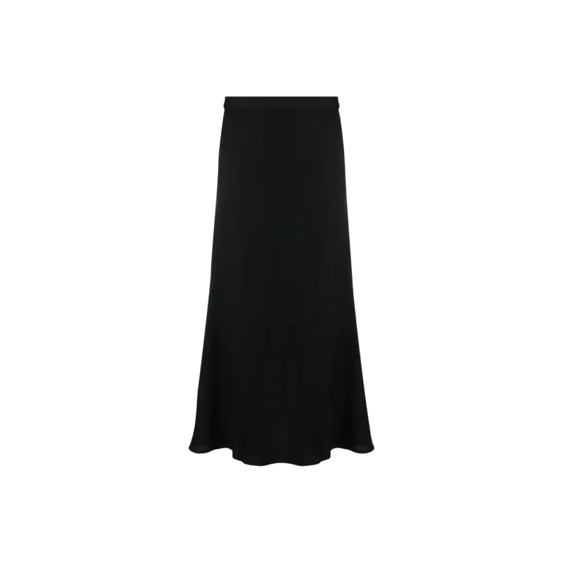 Reformation Casual Long Skirts Women's Black-0