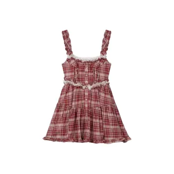 YGPRW Slip Dresses Women's Red