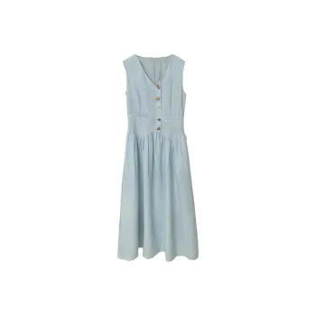 PLANE DRIFT Sleeveless Dress Women's Light Blue