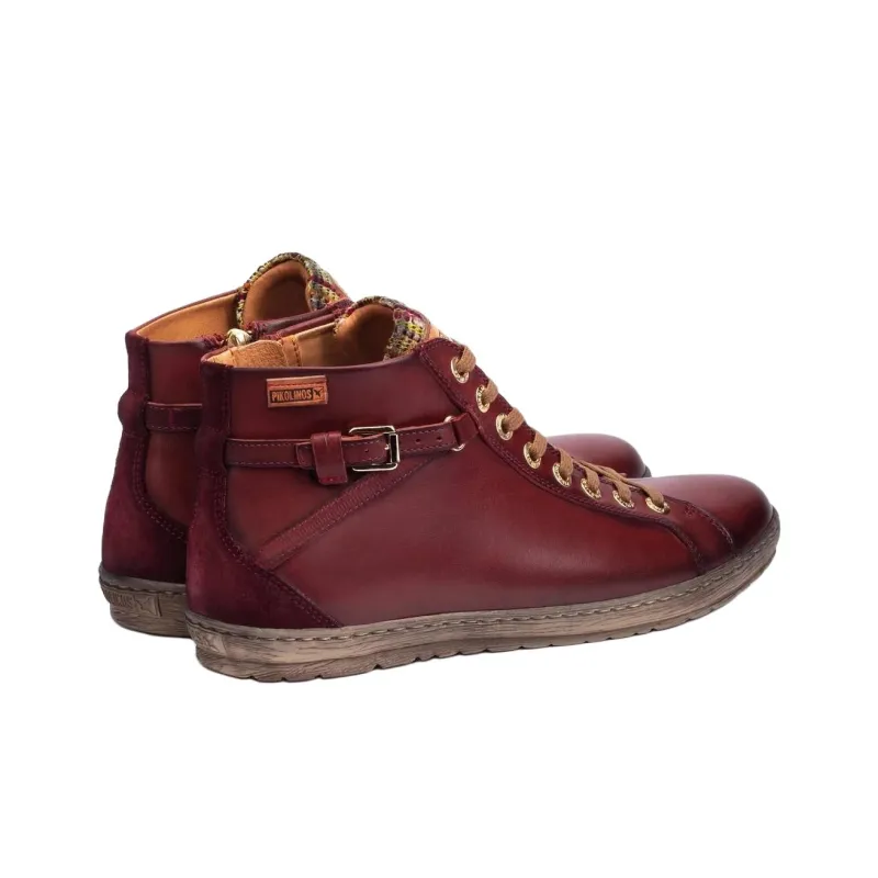PIKOLINOS High Top Casual Shoes Women's Red Brown-2