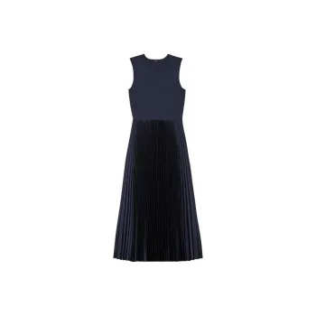 THEORY Sleeveless Dress Women's Marine Blue