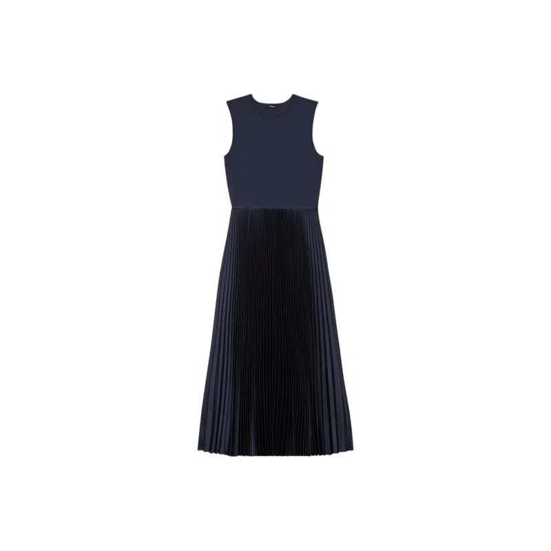 THEORY Sleeveless Dress Women's Marine Blue-0
