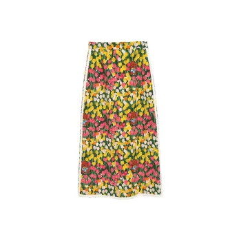 NancyCavally Casual Long Skirts Women's Multicolor