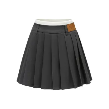 RA&RN Casual Short Skirts Women's Dark Gray