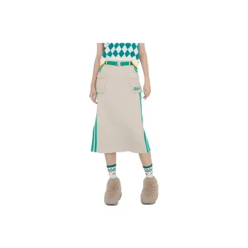 LALABOBO Casual Long Skirts Women's Khaki
