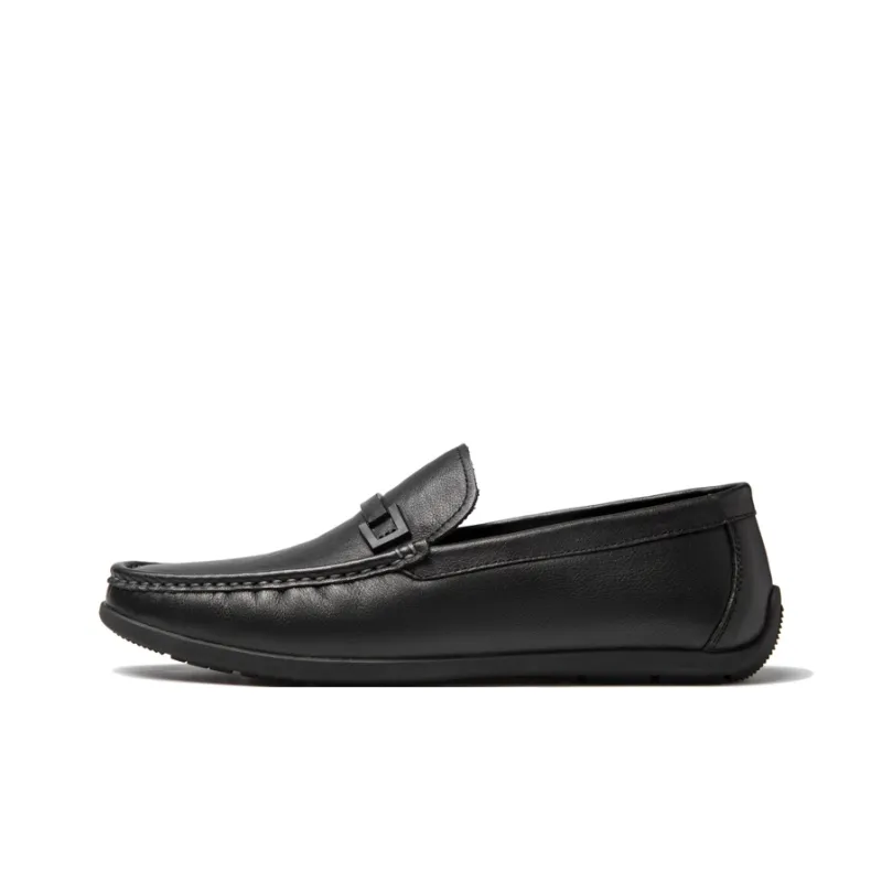 AOKANG Gommino Loafers Men's Black-0