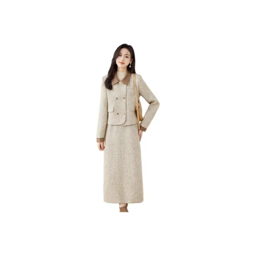 Like The Age Of Water Skirt Set Women's Khaki