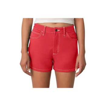 Dickies Carpenter Shorts 3 Denim Shorts Women's Red