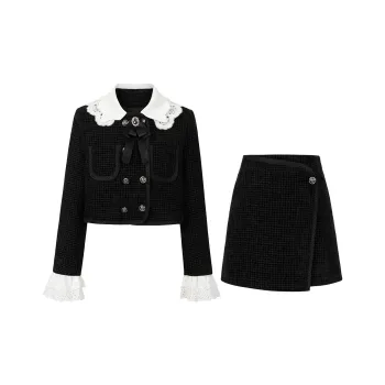 UPNANAWANG Two Piece Skirt Sets Women's