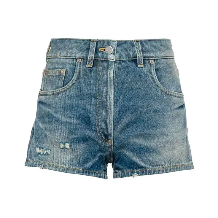 PRADA Denim Shorts Women's Blue-0