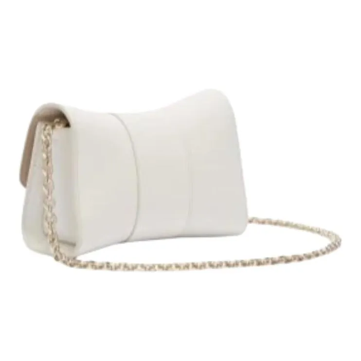 Furla Leather Shoulder Bag, Crossbody Bag Women's White-1